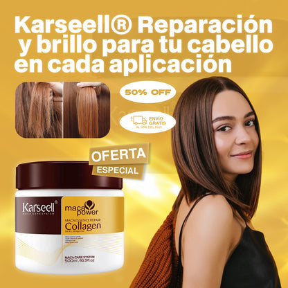 Regalo incluido🎁 Fortalece, Reafirma y cuida tu cabello con HairGlow by Karseell® | El secreto mejor guardado