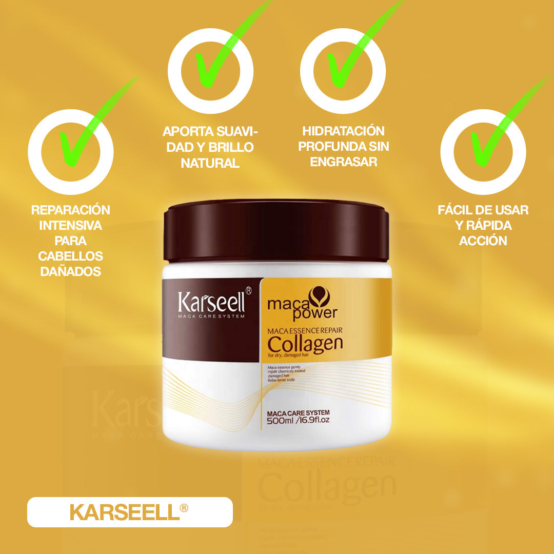 Regalo incluido🎁 Fortalece, Reafirma y cuida tu cabello con HairGlow by Karseell® | El secreto mejor guardado