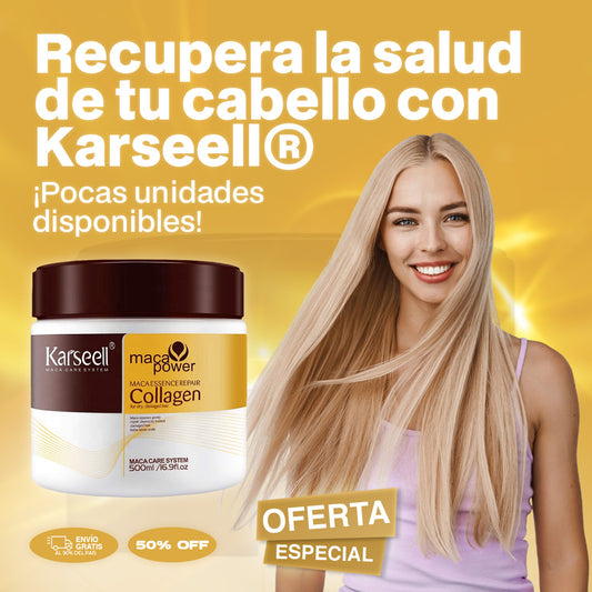 Regalo incluido🎁 Fortalece, Reafirma y cuida tu cabello con HairGlow by Karseell® | El secreto mejor guardado