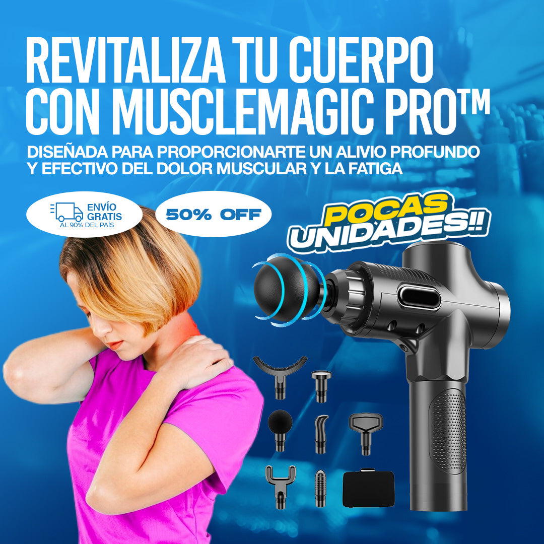 Recupera tú vitalidad al instante con MuscleMagic Pro™ by ANSGEC© | Tu cuerpo te lo agradecera