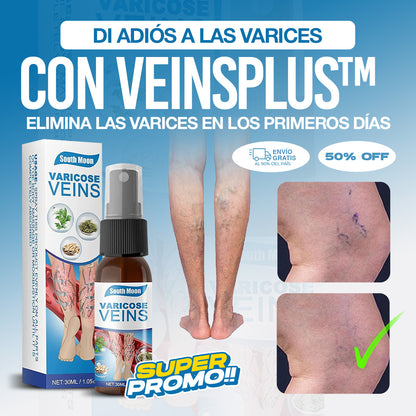 1 + 1 Gratis Olvidate de las varices con VeinsPlus™ | Elimina varices en los primeros días