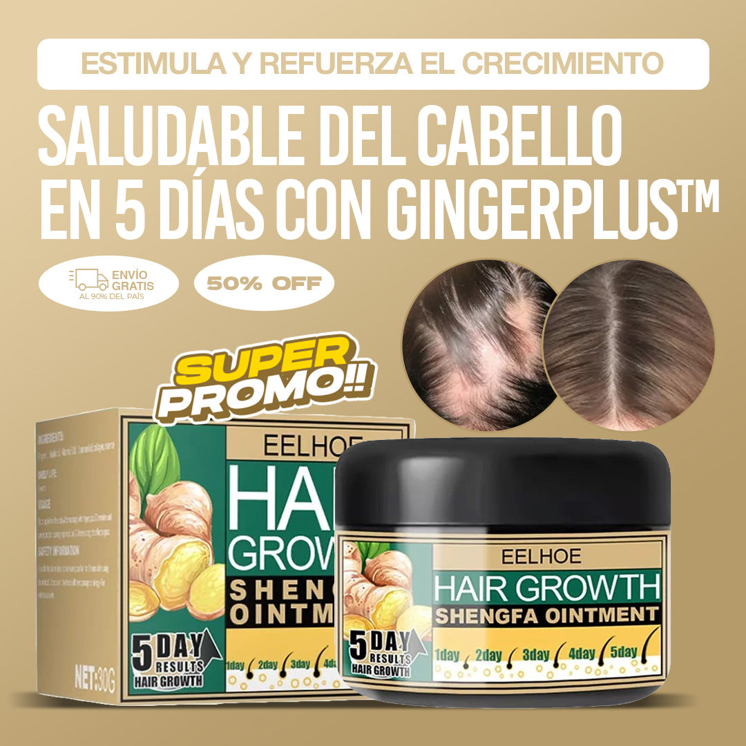 1+1 GRATIS | ESTIMULA Y REFUERZA EL CRECIMIENTO SALUDABLE CON GINGERPLUS™ | RESULTADOS EN 5 DIAS