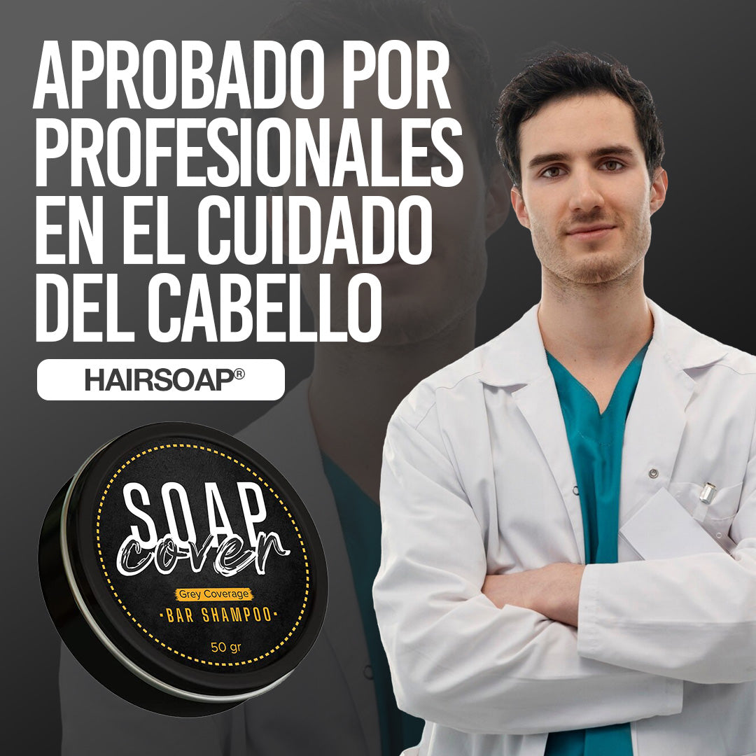 1+1 GRATIS HAIRSOAP® | OLVIDATE DE LAS CANAS Y SIENTE EL CAMBIO AL VERTE AL ESPEJO